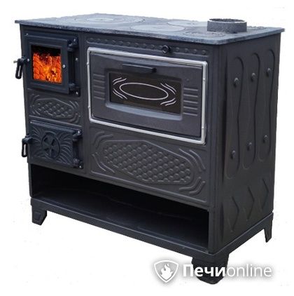 Отопительно-варочная печь МастерПечь ПВ-05С с духовым шкафом, 8.5 кВт в Ревде